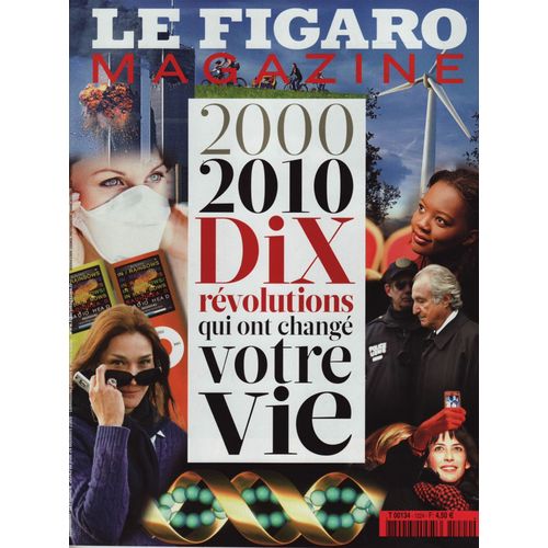 Le Figaro Magazine / 24-12-2009 N°1224 Albert Camus (4p) Michael Jackson (1p) Sophie Marceau (1/4p)