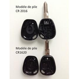 Coque Télécommande Plip Clé Renault Scenic/Clio/Megane/Kangoo/Twingo/Master Clé 