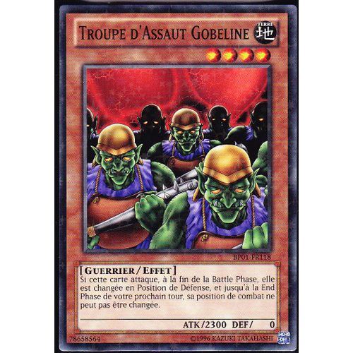 Troupe D Assaut Gobeline Bp01-Fr118 Starfoil