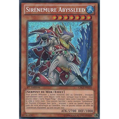 Sirènemure Abyssleed - Cblz-Fr034 - Secret Rare !