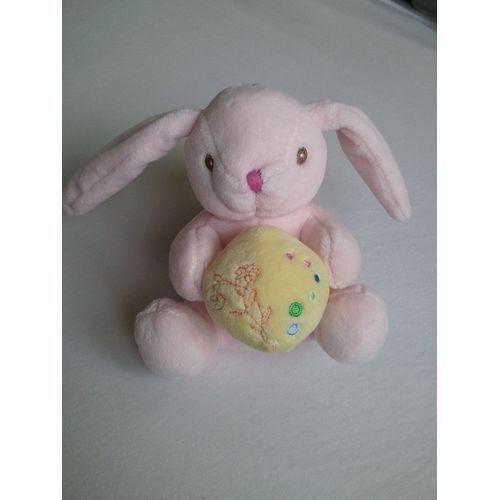 Doudou Lapin Rose Oeuf Jaune Kimbaloo La Halle Aux Vetements