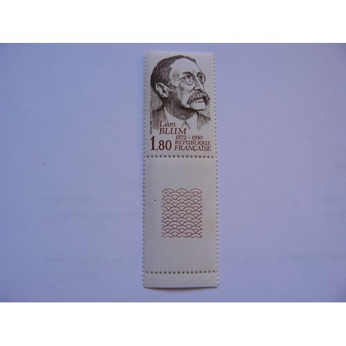 Timbre Hommage À Léon Blum N° 2251 Neuf ++