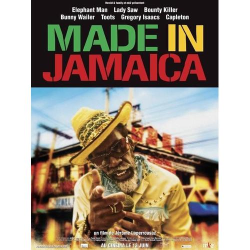 Made In Jamaica - Véritable Affiche De Cinéma Pliée - Format 40x60 Cm -  De Jérôme Laperrousaz Avec Elephant Man, Capleton, Gregory Isaacs, Toots, Lady Saw, Bunny Wailer, Bounty Killer - 2006