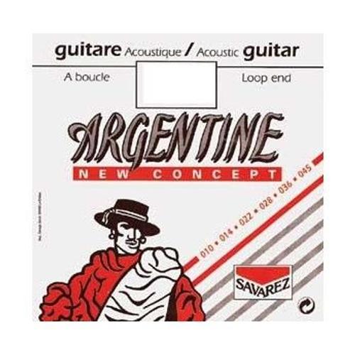 Argentine 1011 - Corde De Mi Aigu Au Détail À Boucle Guitare Manouche - Tirant 10