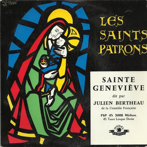 Les Saints Patrons (Collection Sous La Direction De Jean-Guy Moreau) : Sainte Geneviève (Texte Inédit De Michelle Lorraine) (Pochette De Brayer)