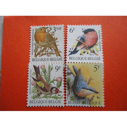 Lot De 32 Valeurs,Série Courante Oiseaux