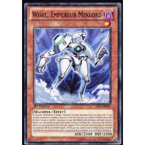 Wisel, Empereur Meklord , Starfoil --Sp13-Fr047--1er Edition