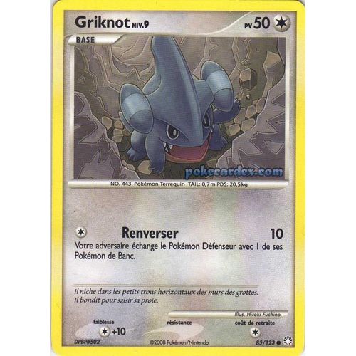 Pokémon - Griknot - Trésors Mystérieux 85/123