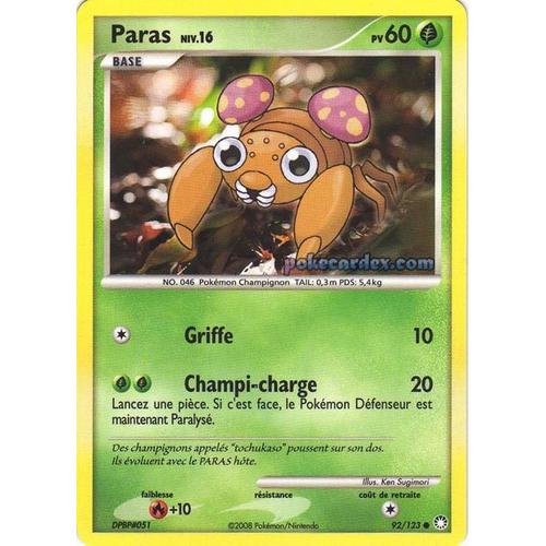 Pokémon - Paras - Trésors Mystérieux 92/123