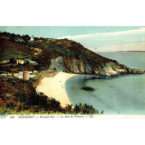 Carte Postale Ancienne, Guernesey, La Baie De Fermain