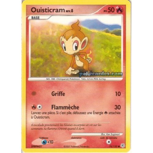 Pokémon - Ouisticram - Diamant & Perle 76/130