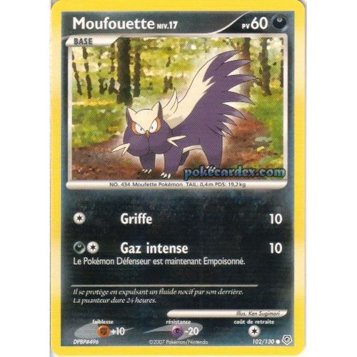 Pokémon - Moufouette - Diamant & Perle 102/130