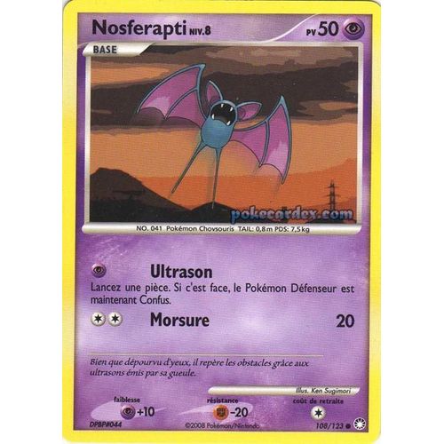 Pokémon - Nosférapti - Trésors Mystérieux 108/123