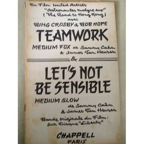Fox /"Teamwork" - Slow/" Let's Not Be Sensible"