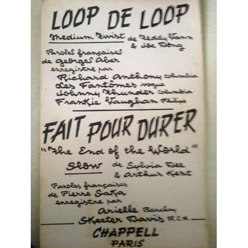 Loop De Loop & Fait Pour Durer