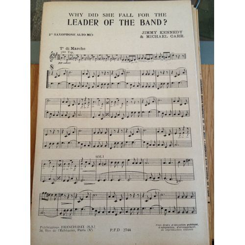 [ "Why Did She Fall For Th Leader Of The Band?"  & " She Shall Have Music"]