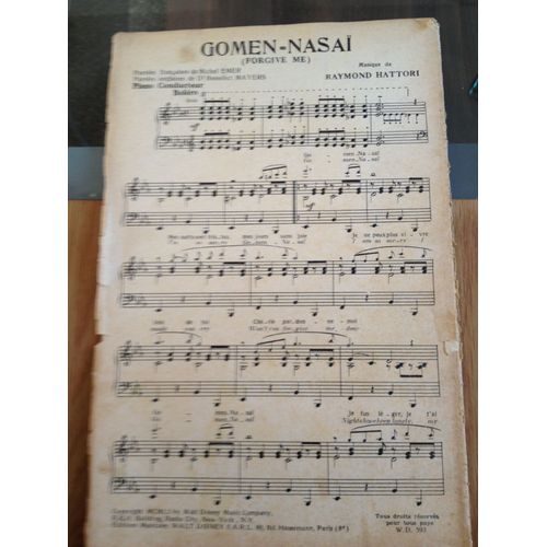 Gomen - Nasaï  (Forgive Me)