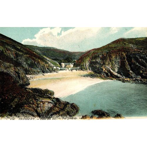 Carte Postale Ancienne, Guernesey, Petit Bot Bay, Vue Générale