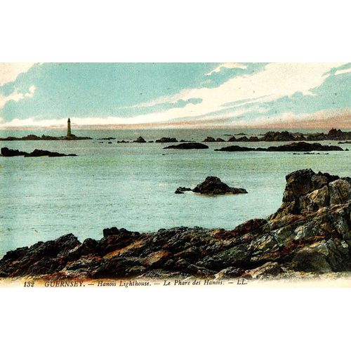 Carte Postale Ancienne, Guernesey, Le Phare Des Hanois, Hanois Lighthouse