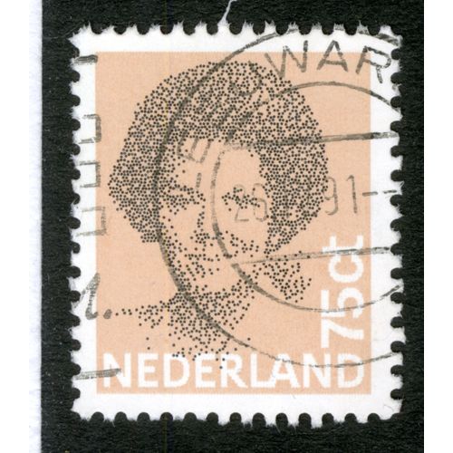 Timbre Oblitéré Nederland, 75 Ct
