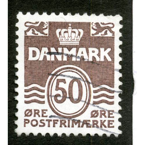 Timbre Oblitéré Danmark, 50 Ore, Postfrimaerke