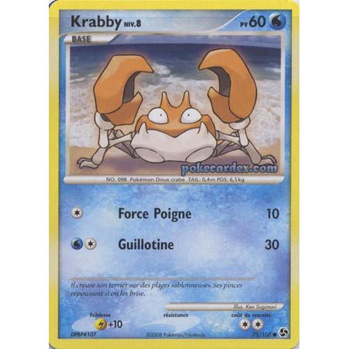 Pokémon - Krabby - Duels Au Sommet 75/106