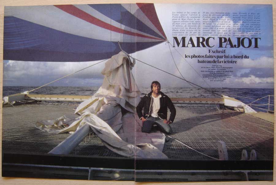 Paris Match N°1750 - Coupure De Presse, Marc Pajot, Route Du Rhum 1982