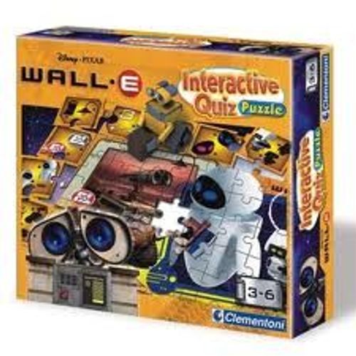 Clementoni - Wall-E Puzzle-Quizz Interactif -