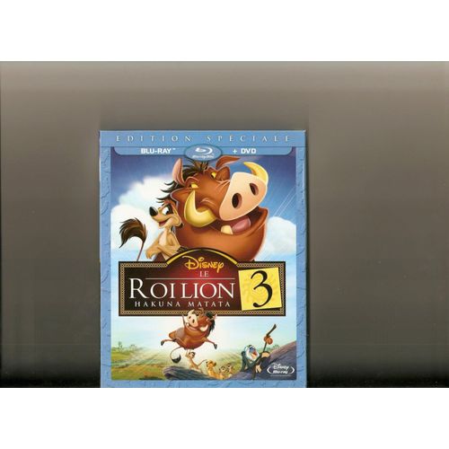 Le Roi Lion 3 - Hakuna Matata Édition Spécial Blu-Ray + Dvd