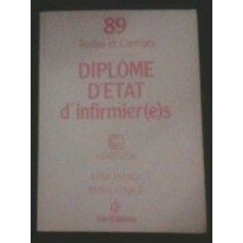 Diplôme D'état D'infirmier(E)S