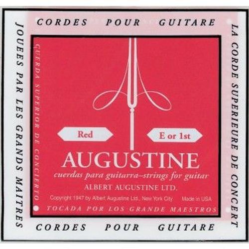 Corde De Sol Augustine Rouge Guitare Classique - Tirant Normal