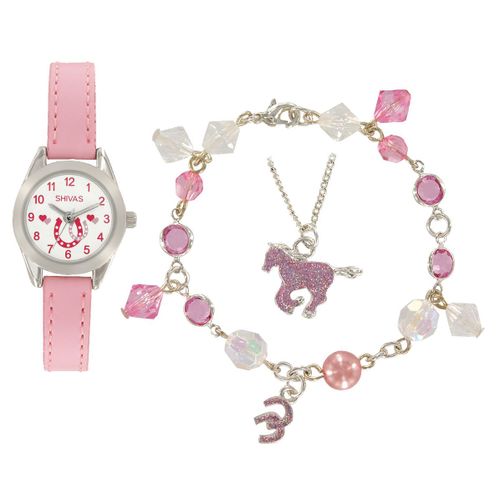 Coffret Montre + Collier + Bracelet Cheval