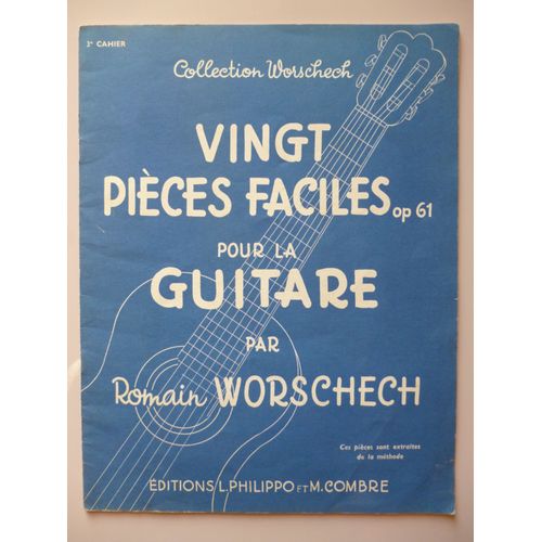 Vingt Pièces Faciles Pour La Guitare Op 61 - 3e Cahier - Collection Worschech