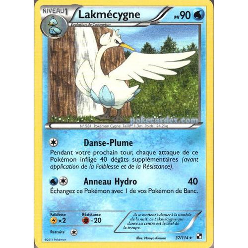 Pokémon - Lakmécygne - Noir & Blanc 37/114