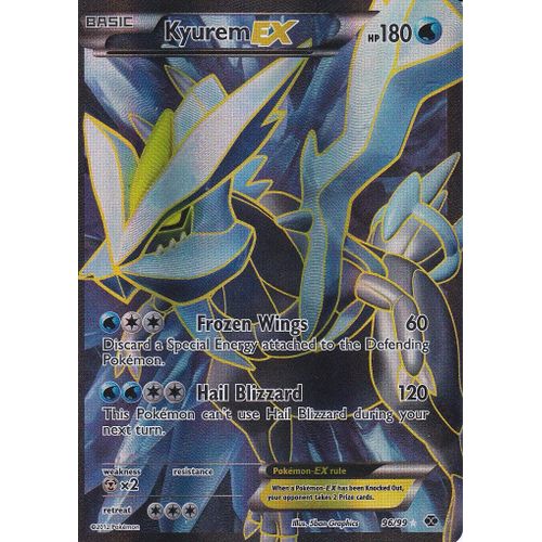 Carte Pokemon - Kyurem Ex - 96/99 - Destinees Futures - Version Anglaise -