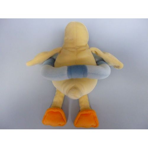 Doudou Peluche Canard Sucre D'orge Oie Avec Une Bouee