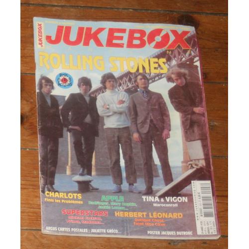 Les Charlots 4p/ Chaussettes Noires Eddy Mitchell 1p/ Rolling Stones 5p/ Tom Jones 1p/ Moody Blues 1p/ Herbert Leonard 2p/ Dutronc Poster / Bob Dylan 2p/ Ronnie Bird 1/2p/ Noel Deschamps 1/2p/ Aretha Franklin 1p/ Madonna 1p/ Tina 5p/ Vigon 5.5p/  203