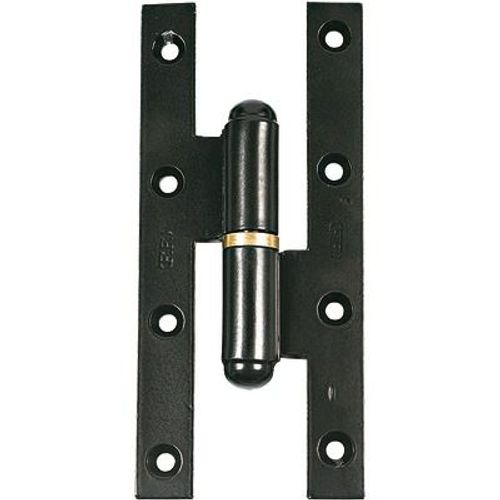 Paumelle standard 100 kg Droite 19 mm 18 mm 5 mm 190 mm 80 mm - PAUMEL.PICARDE BC NRE 190X80 D
