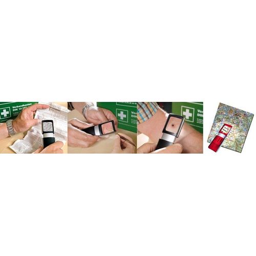 Wedo Loupe Rectangulaire Avec ¿Clairage A Led, Noir