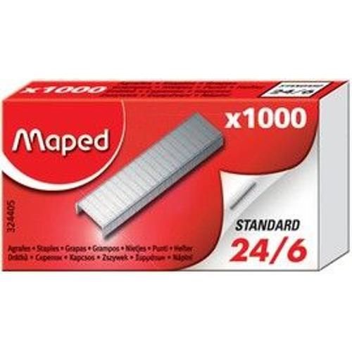 Maped Agrafes 24/6, Zingu¿Es, Contenu: 1.000 Agrafes