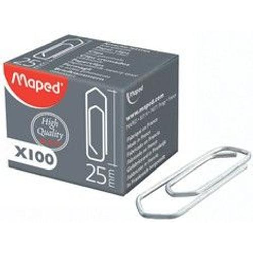 Trombone Maped, En Acier, 32 Mm, Contenu: 1.000 Pieces