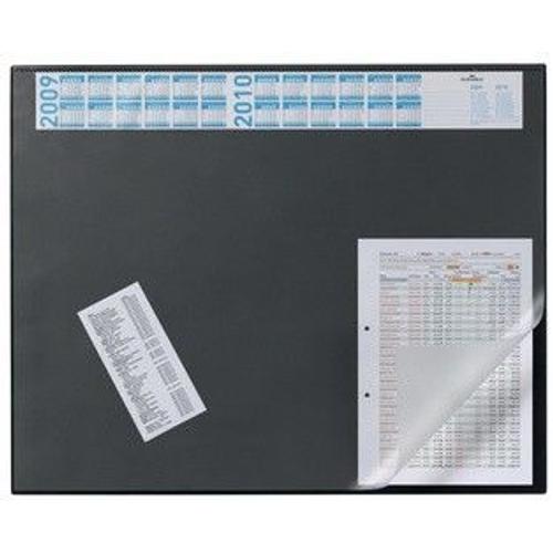 Durable Sous-Main Avec Calendrier Annuel, Gris