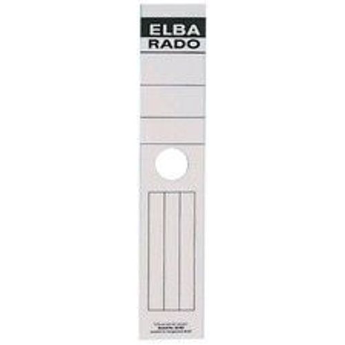Elba Etiquettes De Dos Pour Classeur Suspendu,Blanc