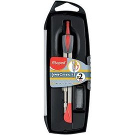 Maped Coffret Compas Protect, Longueur Du Compas: 130 Mm