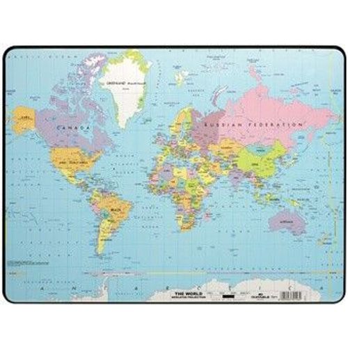 Durable Sous-Main "Mappemonde", Plastique