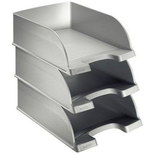 Leitz Bac A Courrier Plus Jumbo, A4, En Polystyrene, Argent