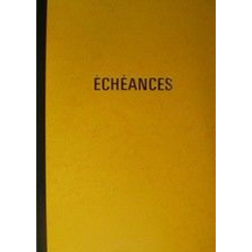 \"Elve Cahier Piq¿Re \"\"Ech¿Ances\"\", 92 Pages, 320 X 210 Mm\"