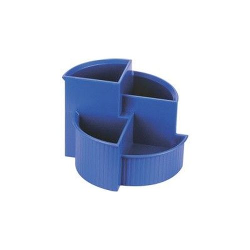 Helit Multipot Linear, 4 Compartiments, Noir
