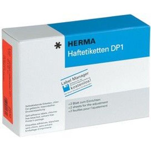 Herma Etiquettes Adhésives Dp1, Diamètre De 13 Mm, Bleu
