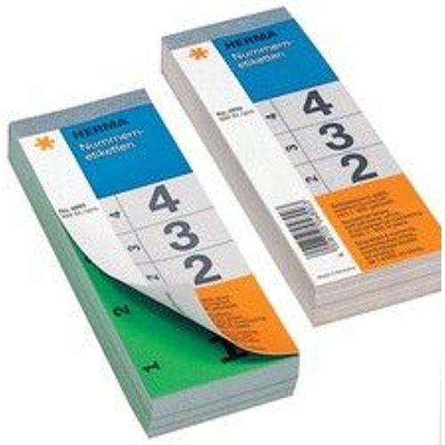 Herma Bloc De Num¿Rotation, Autocollant, 28 X 56 Mm, Vert